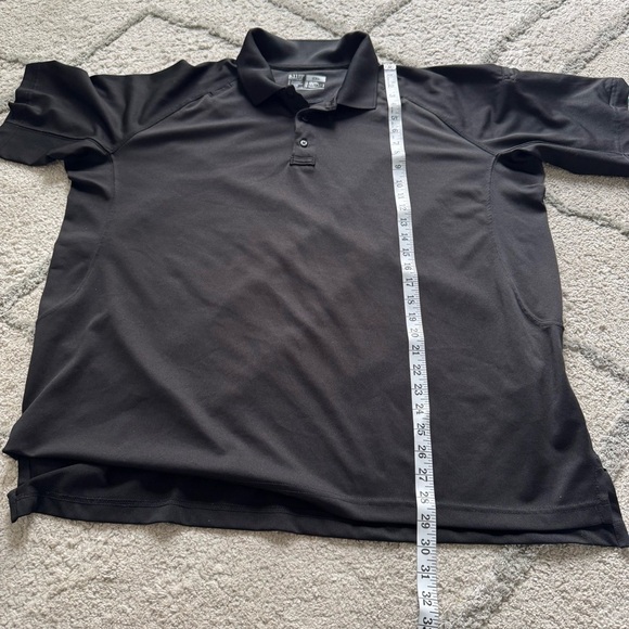 5.11 Tactical Short Sleeve Polo black collar Moisture Wicking, Style 71049 2X - Picture 8 of 10